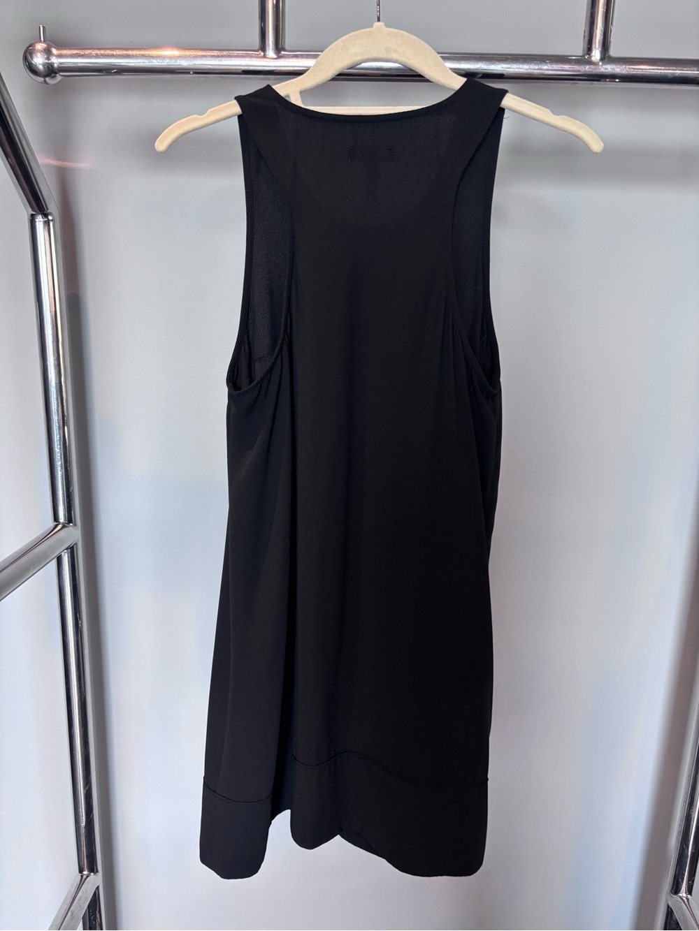 Leith Black Sleeveless Mini Shift Dress - Picture 3 of 4